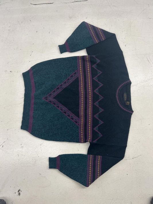 Michael Gerald Vintage Colorful Knit Sweater – XL