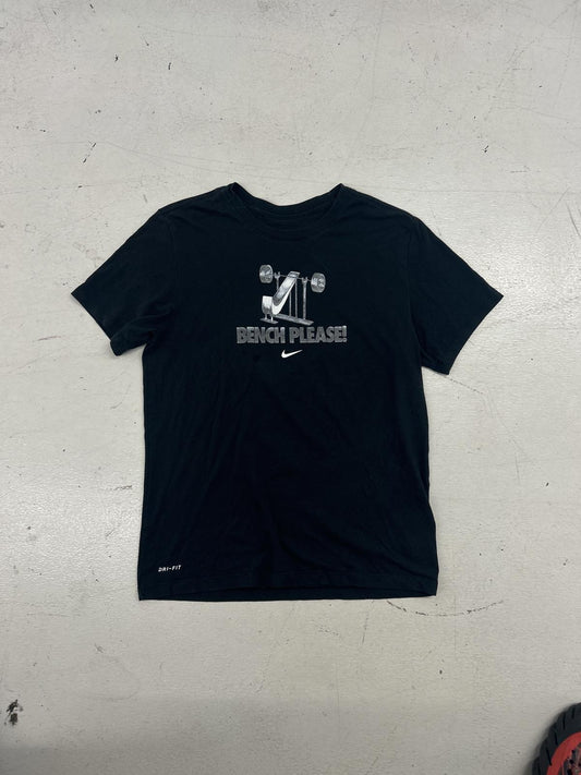 Nike Men's 'Bench Please!' Graphic Tee - Black