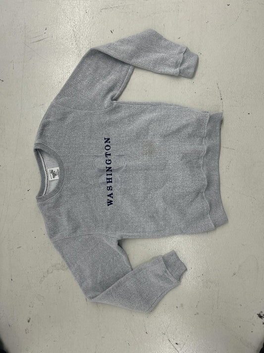 Vintage Gray Washington Sweatshirt - Cozy Casual Wear