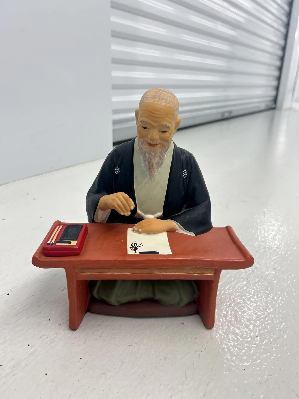 Zen Master Figurine - Traditional Eastern Crafts