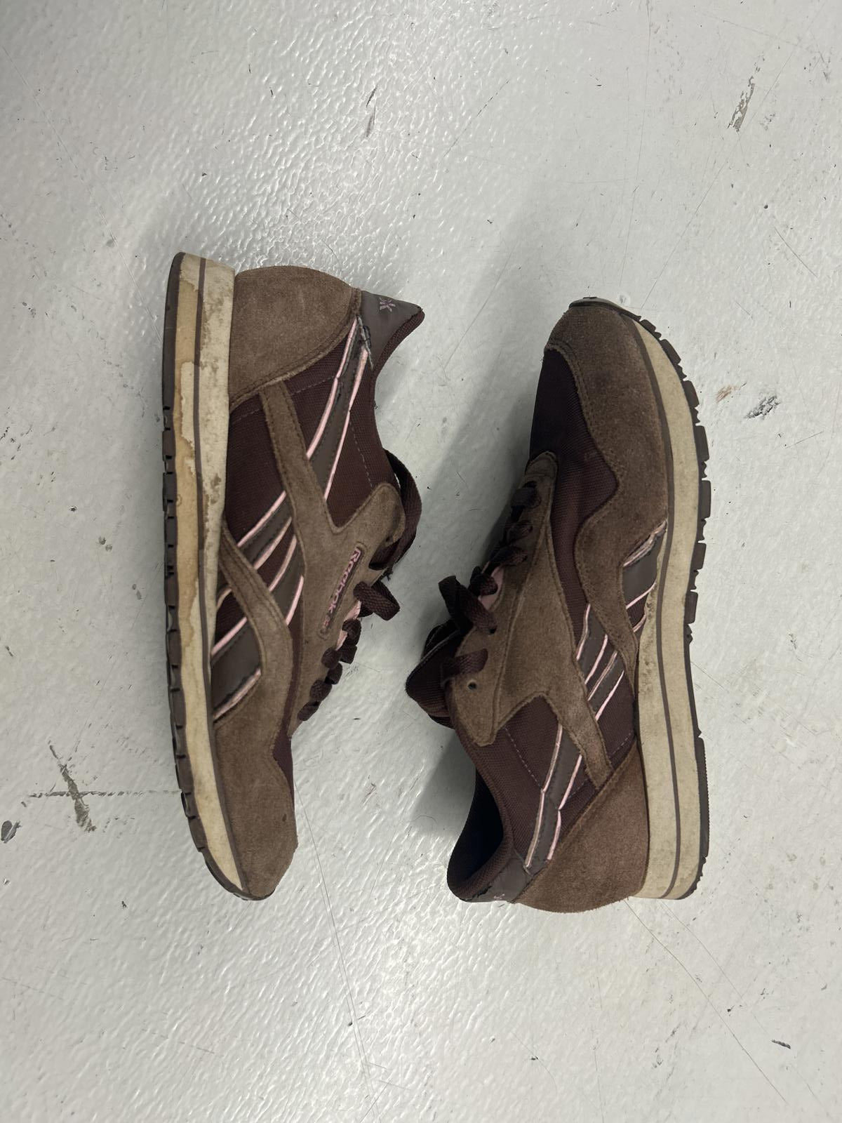 Vintage Reebok Classic Suede Sneakers - Brown