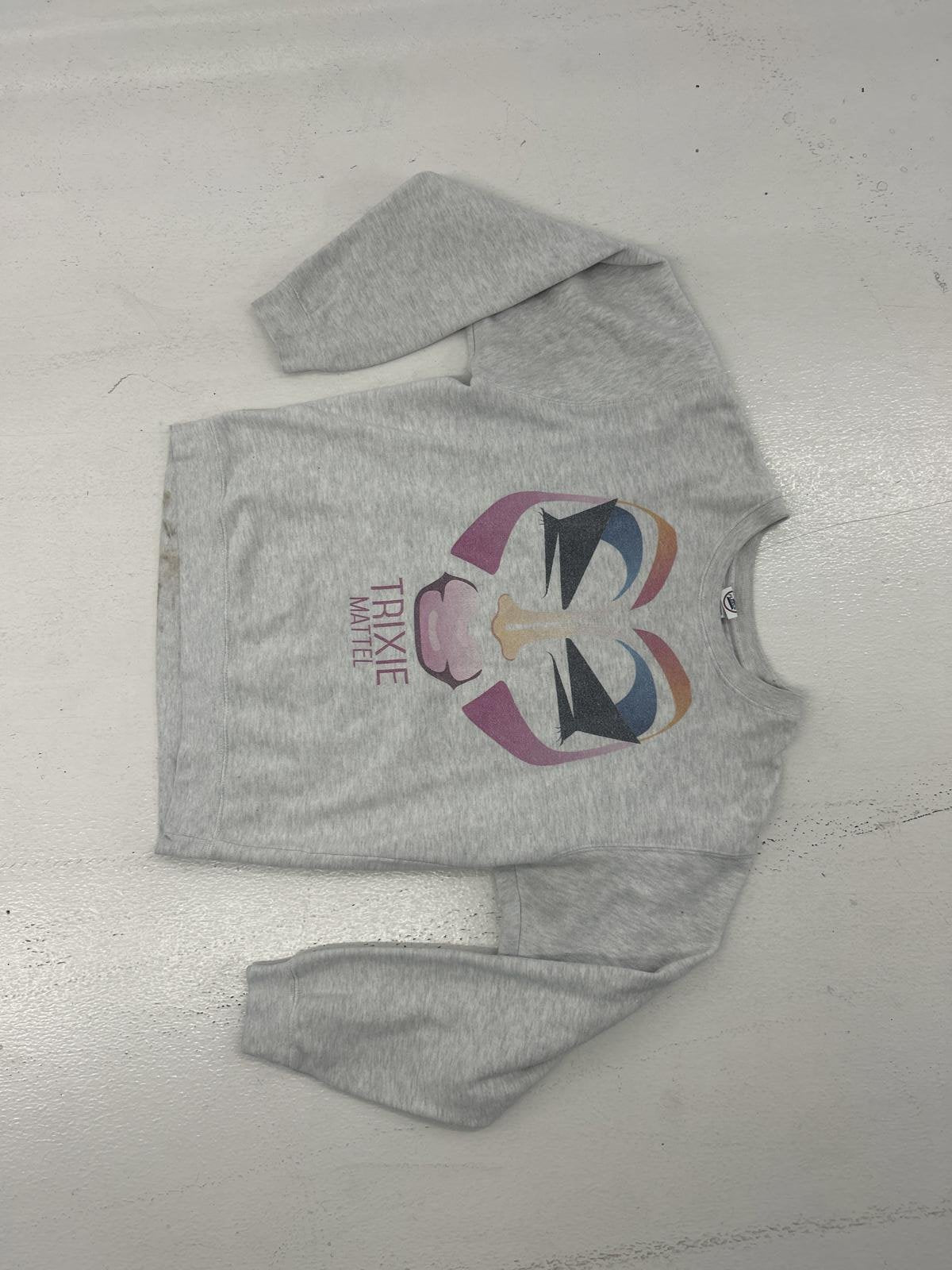 Trixie Matte Graphic Sweatshirt - Unique Artistic Design