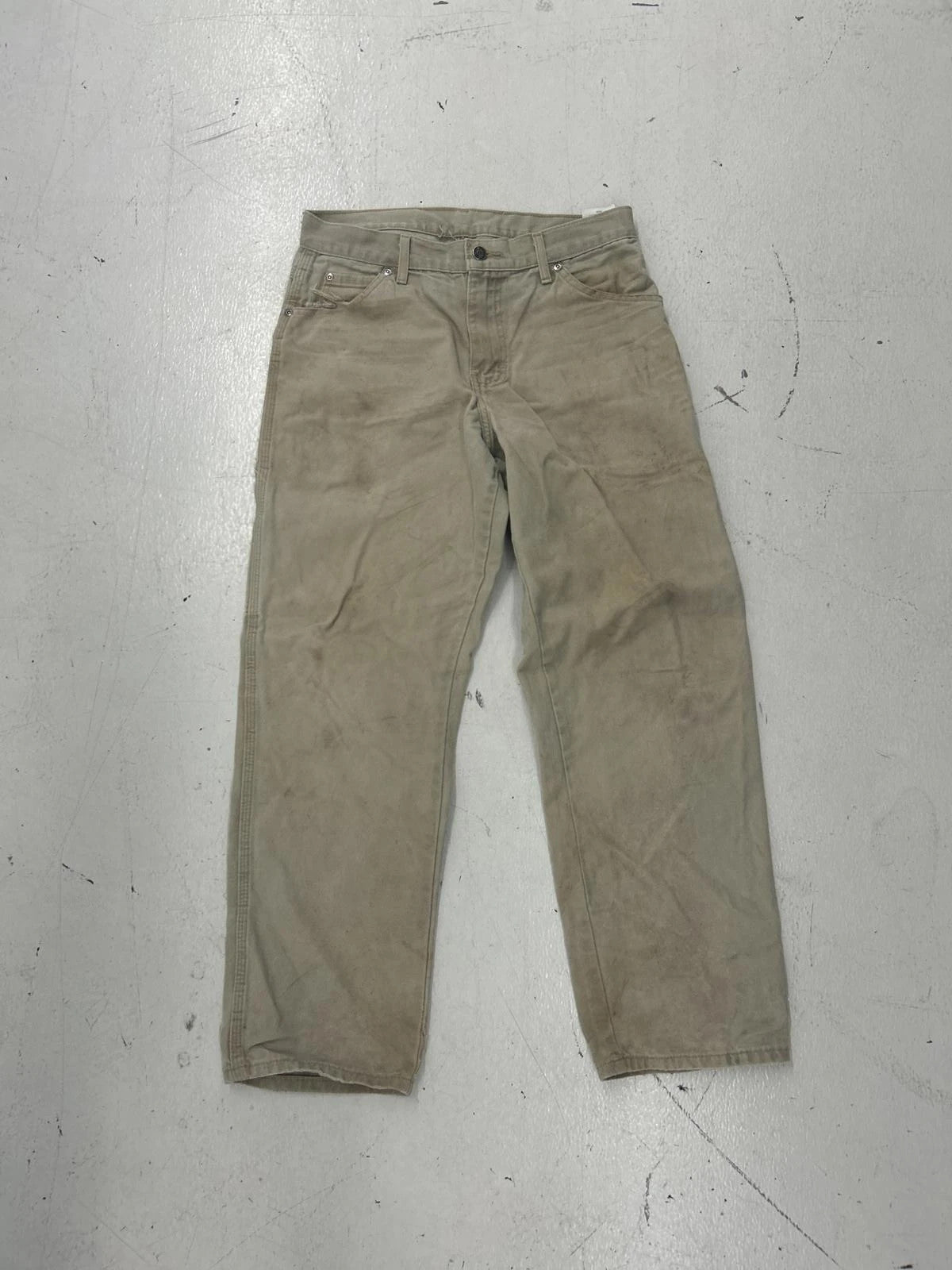 Dickies Heavy Carpenter Pants In Khaki