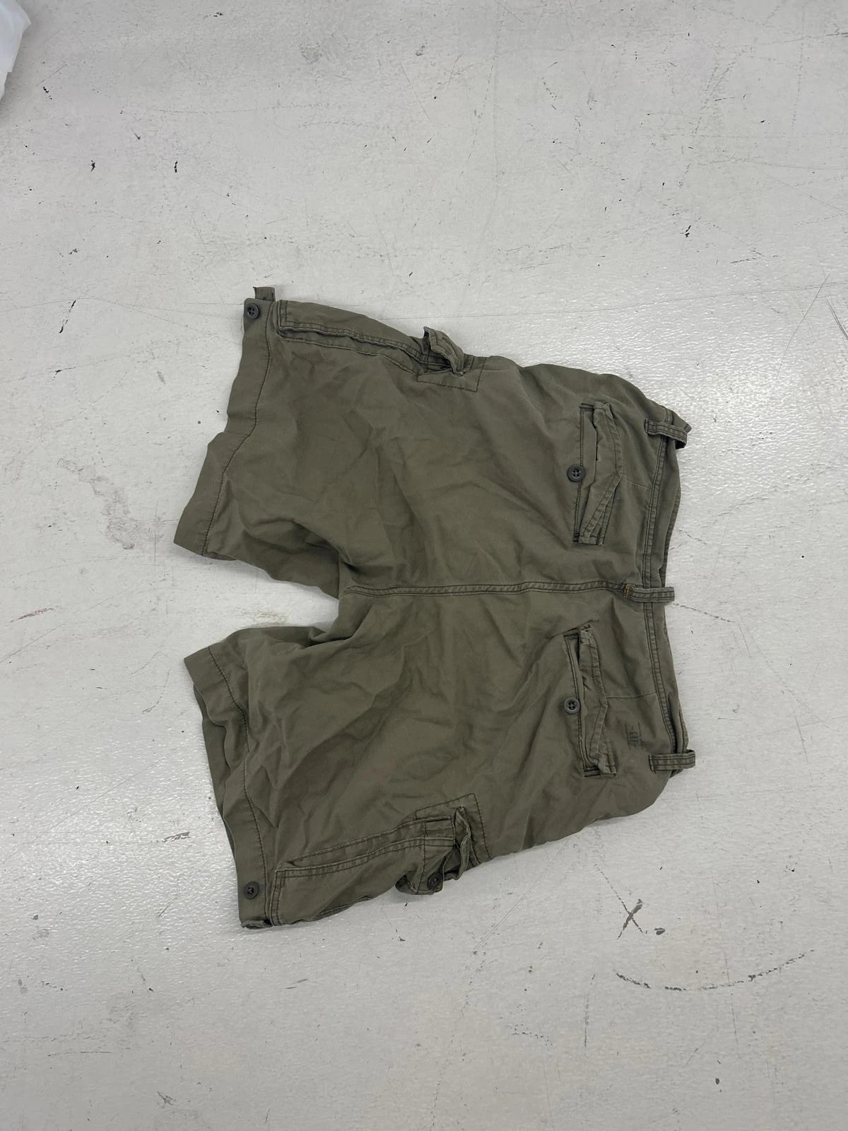 Men'S Casual Olive Green Shorts - Comfortable Summer Wear