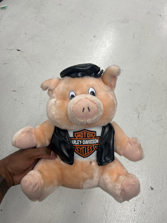 Harley-Davidson Plush Piggy - Adorable Collector's Item