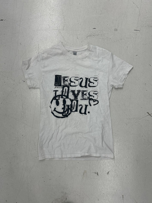 Vintage Jesus Loves You Graphic Tee