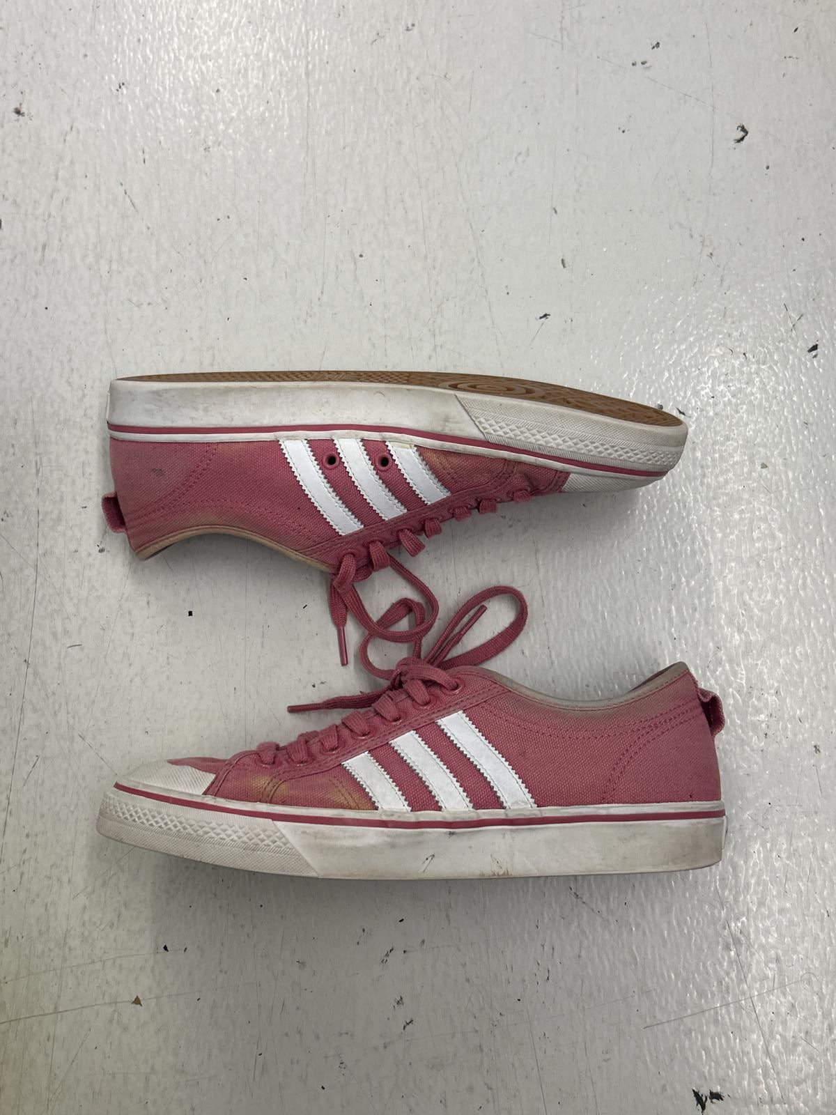 Adidas Pink Canvas Sneakers