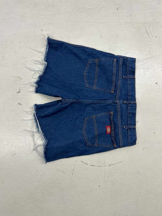 Dickies Denim Cutoff Shorts - Vintage Blue