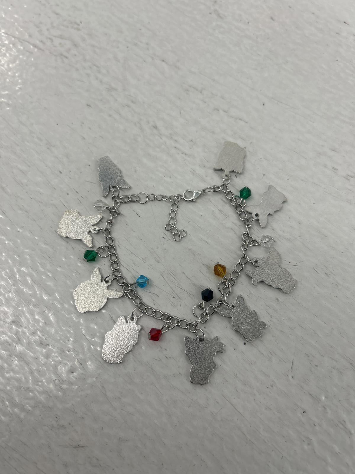 Eevee-lution Pokemon Pendant Charm Bracelet