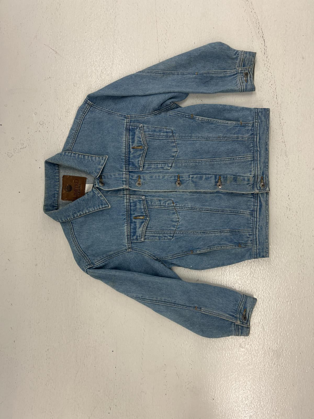 Limited International Embroidered Jeans Denim Jacket