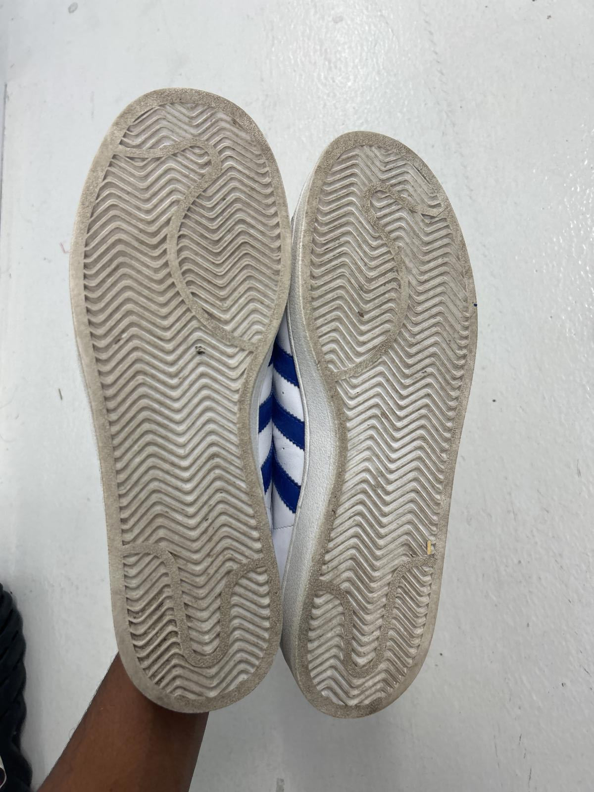 Adidas Superstar Sneakers – Classic White & Blue