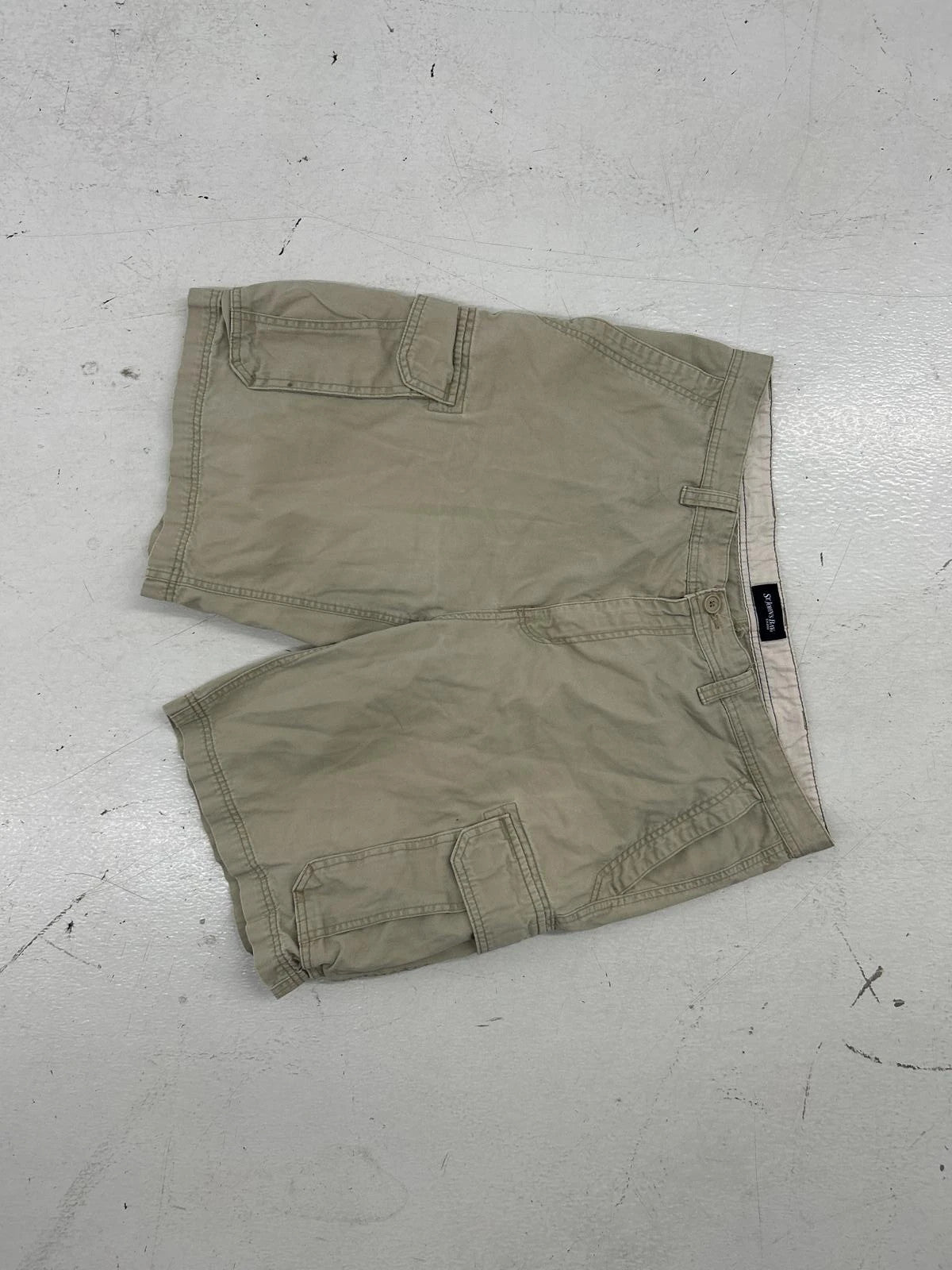 Men'S Casual Cargo Shorts - Versatile Beige Outdoor Wear