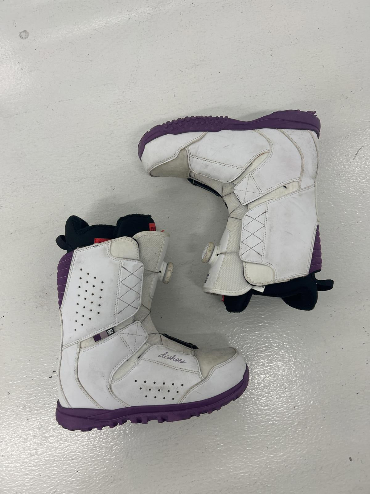 DC Snowboard Boots - White & Purple - Women's Size