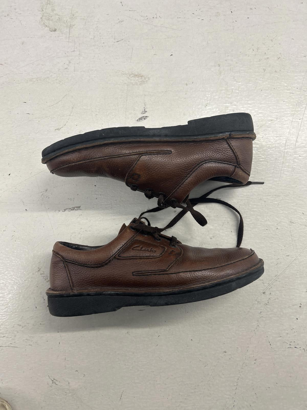 Clark's Brown Leather Casual Shoes