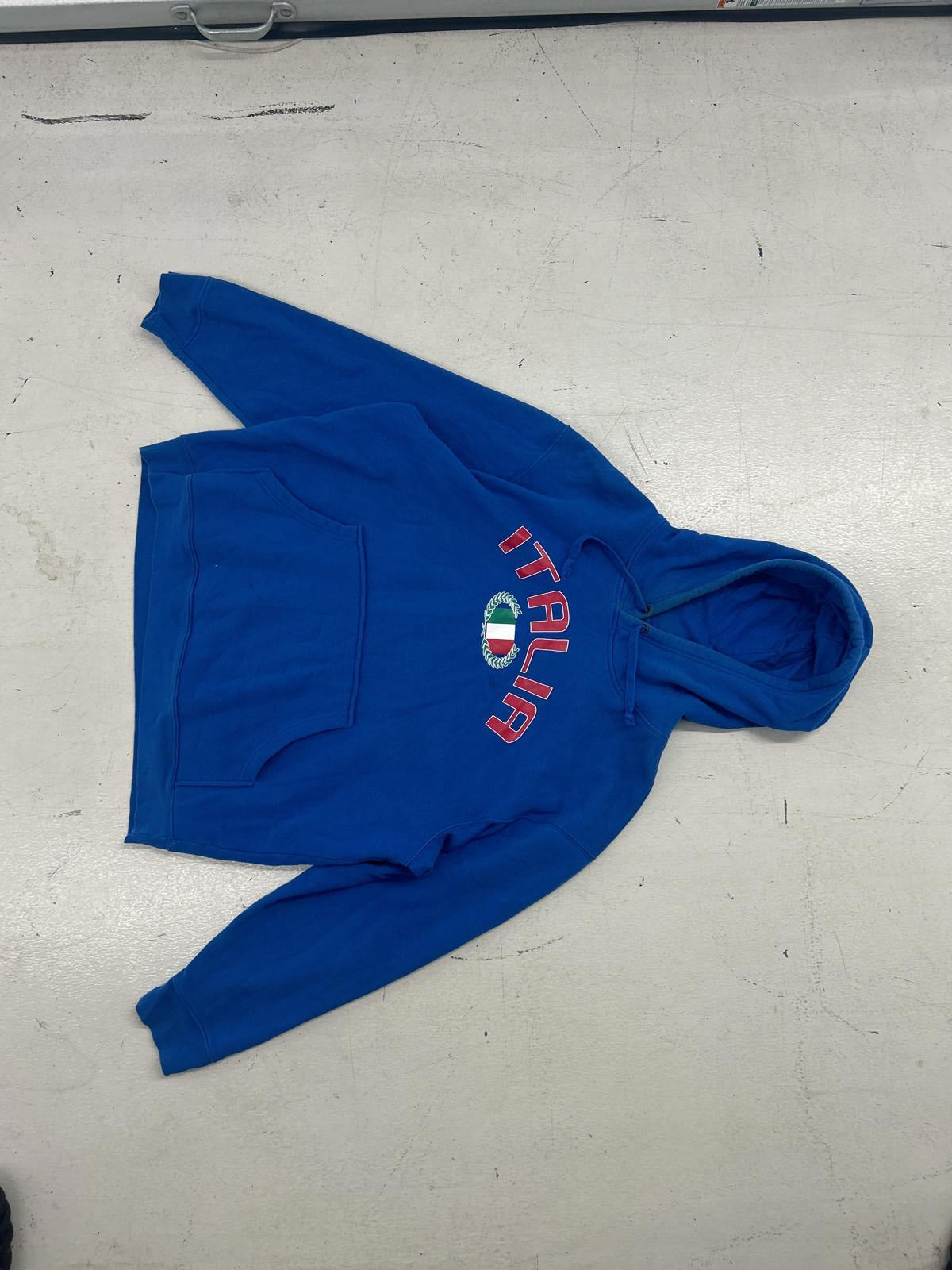 Italia Hooded Sweatshirt - Blue