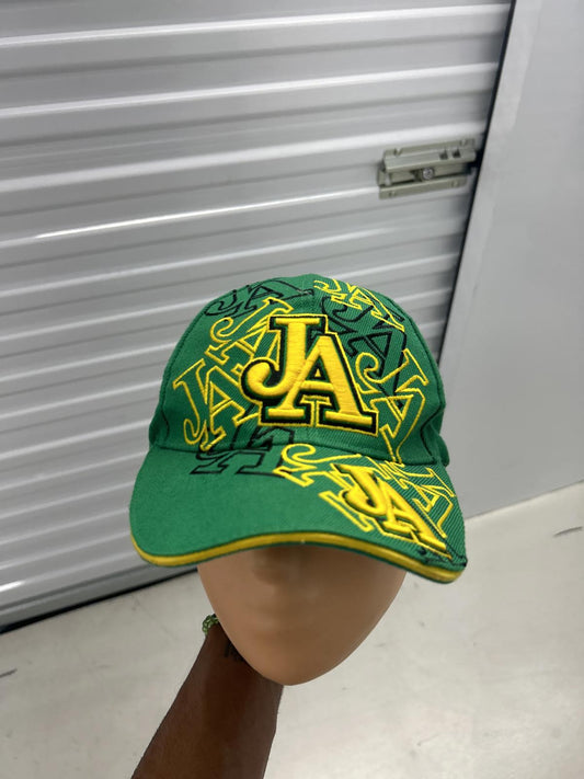 Stylish Green Jamaica Logo Cap - Perfect for Daily Wear