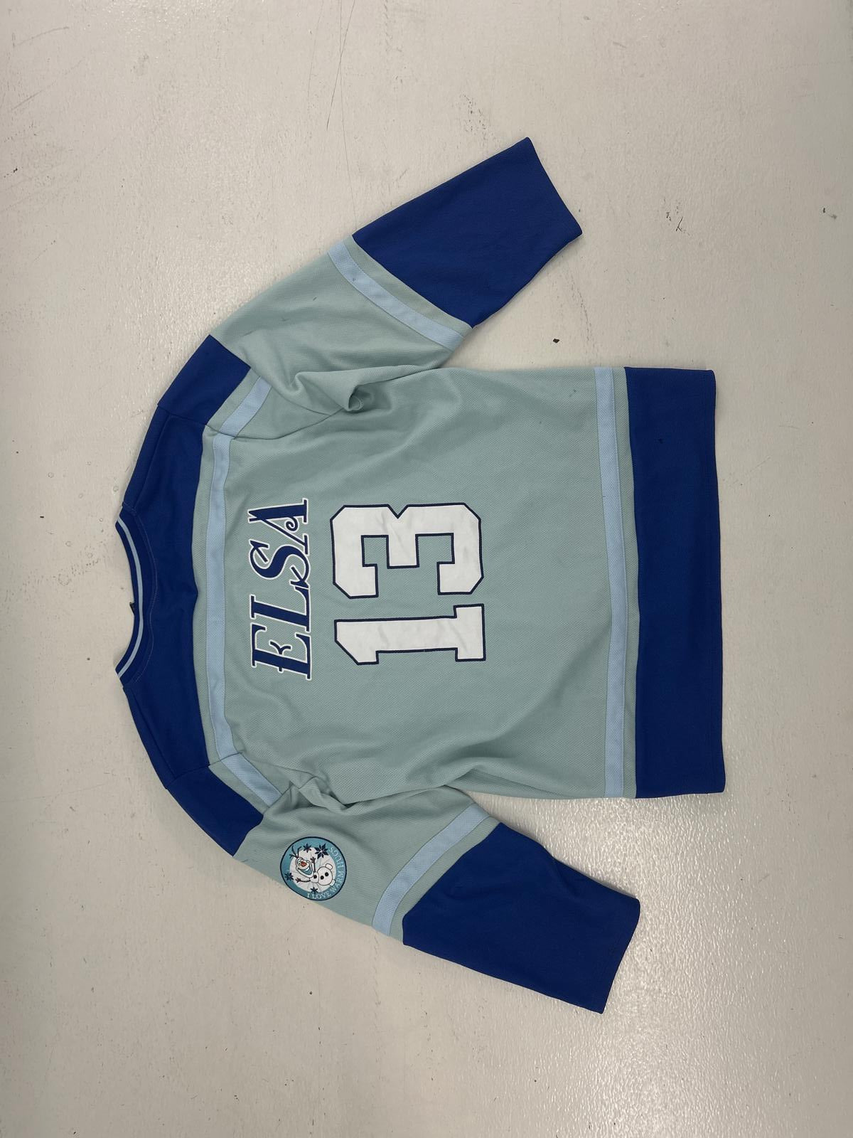 Disney Frozen Elsa Hockey Jersey - Size Large