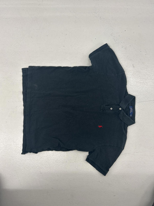 Polo Ralph Lauren Black Cotton Polo Shirt