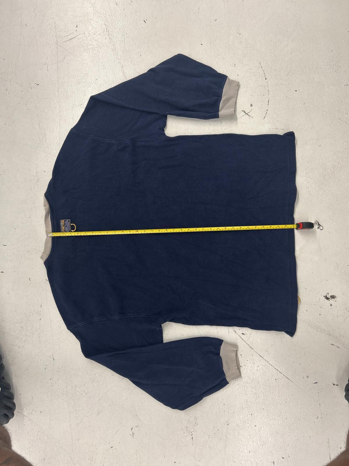 South Pole Vintage Long Sleeve Sweater - Blue & Cream