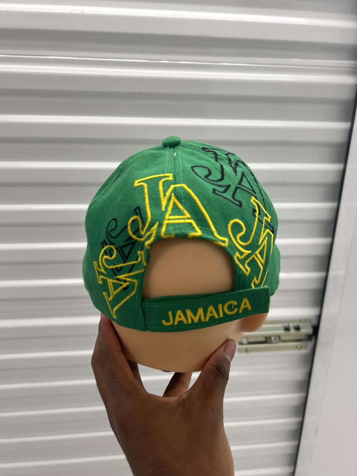 Stylish Green Jamaica Logo Cap - Perfect for Daily Wear