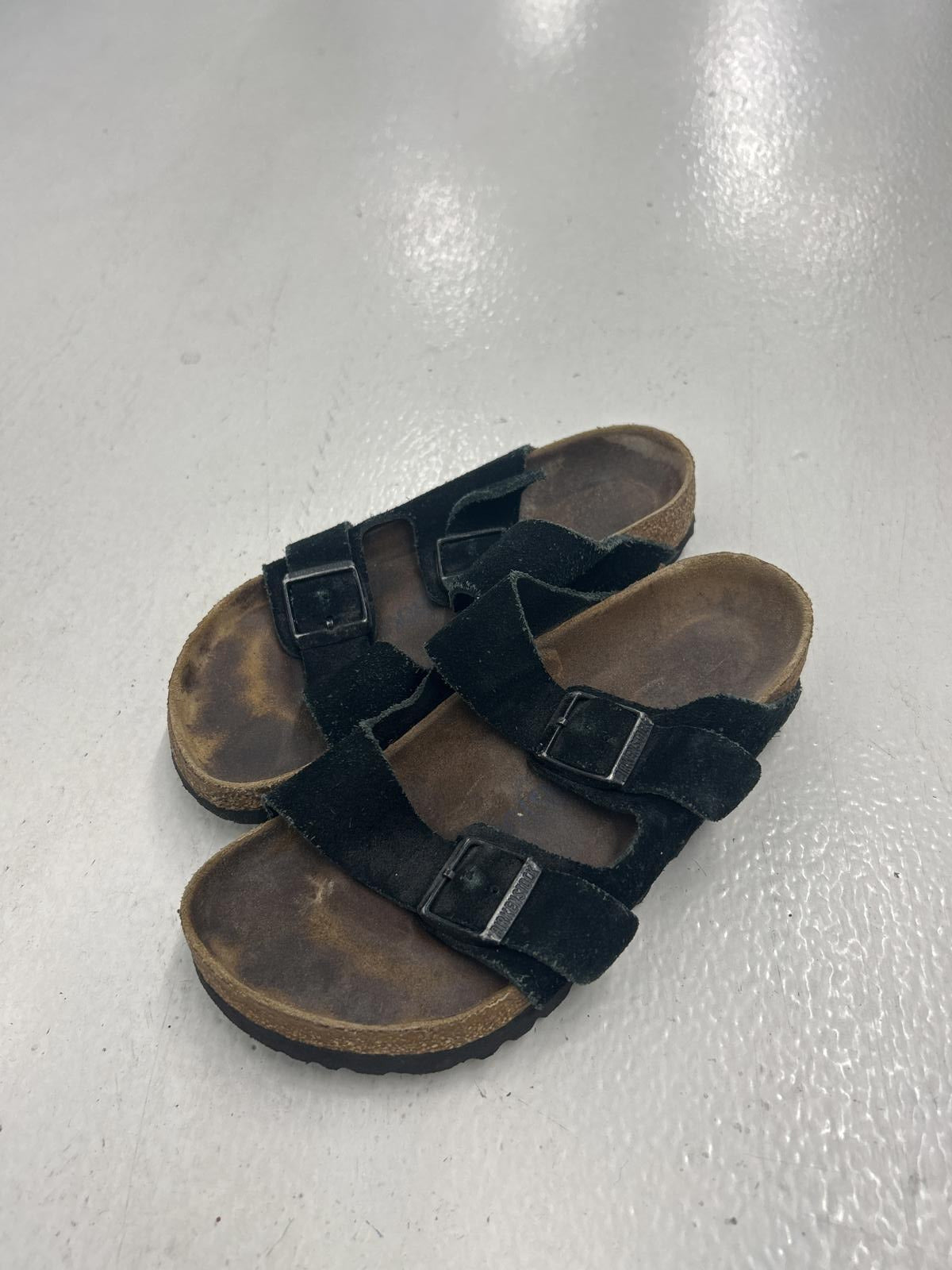 Birkenstock Comfortable Black Suede Sandals- EUR35