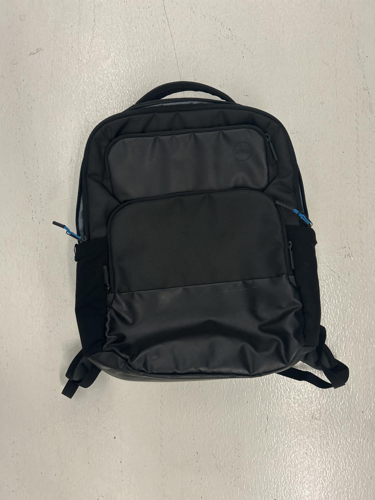 Dell Laptop Black Backpack with Multiple Compartments