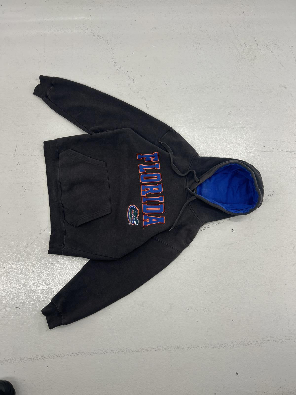 Florida Gators Hoodie - Vintage Charcoal & Blue Sweatshirt