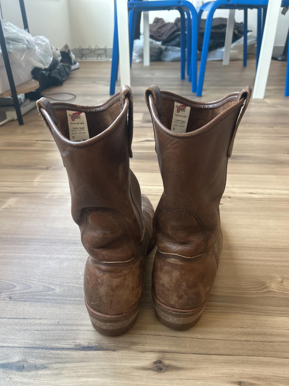 Red Wing Pecos Vintage Leather Cowboy Boots