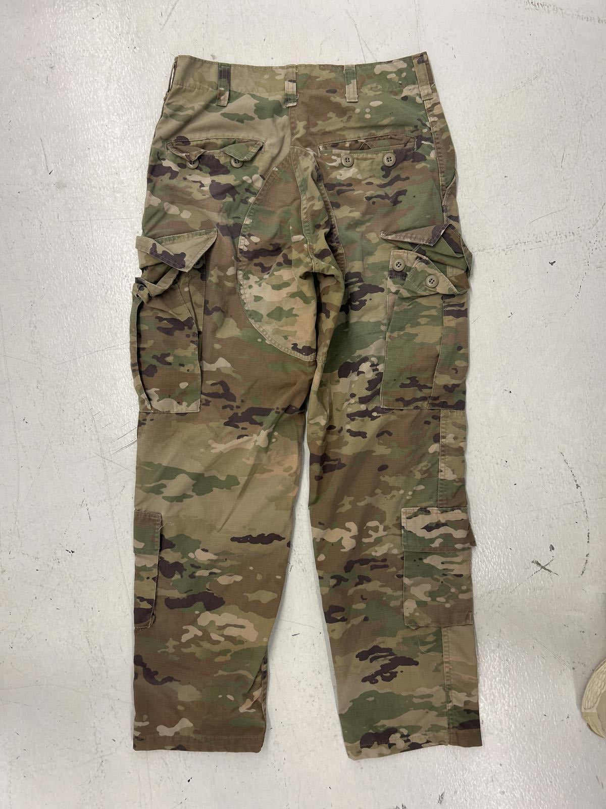 Military Camo Cargo Pants -Light Tan Small Regular