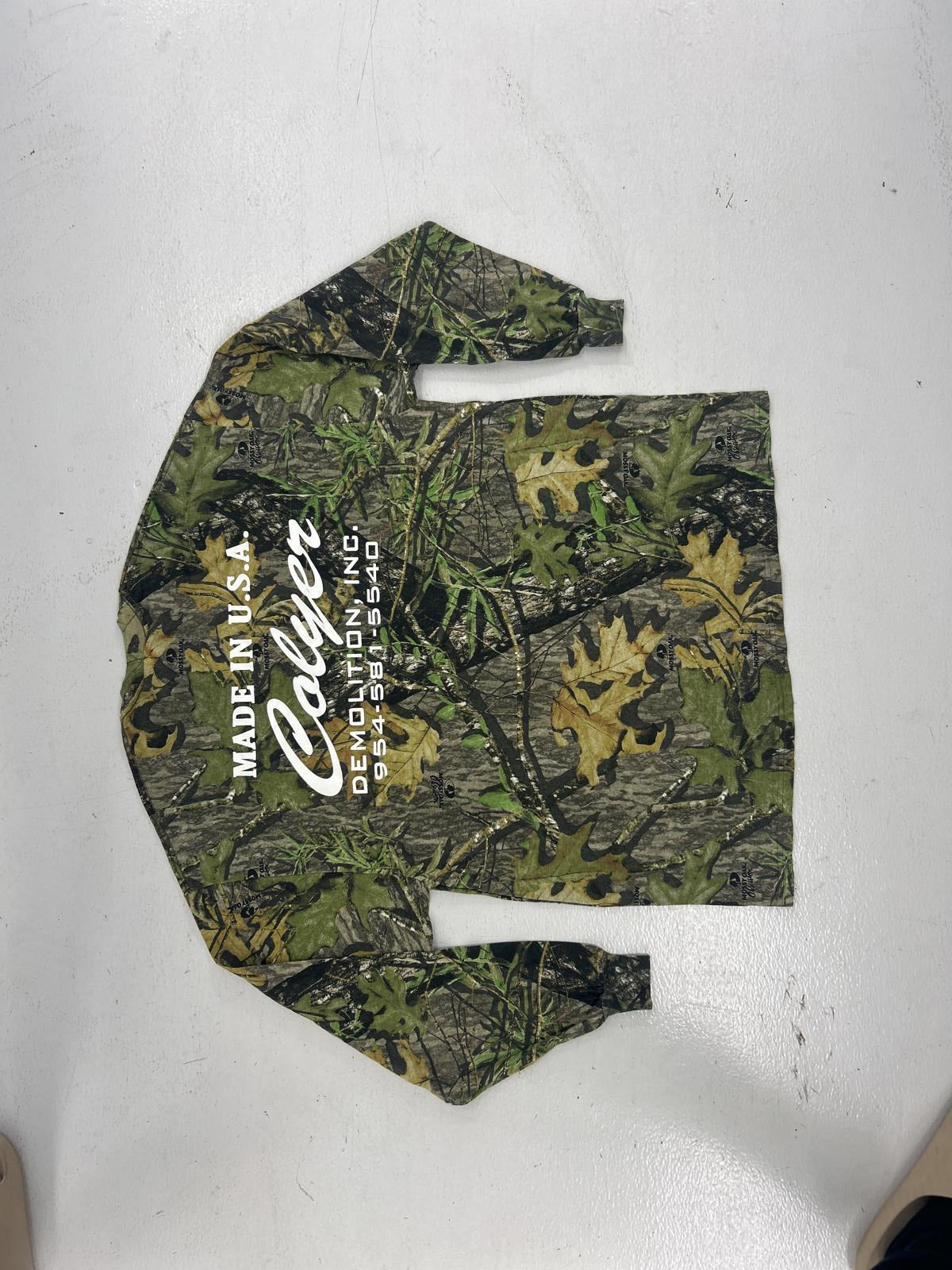 Mossy Oak Camouflage Long Sleeve Shirt - Made in USA