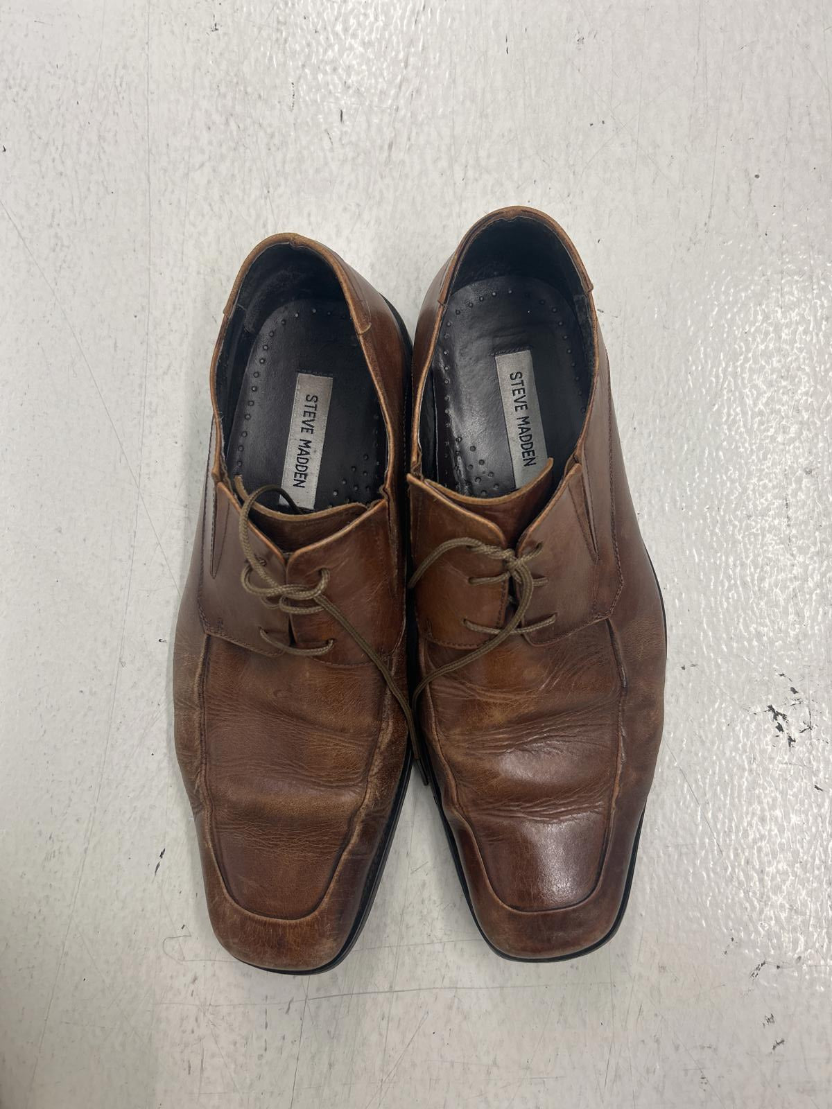 Steve Madden Brown Leather Dress Shoes