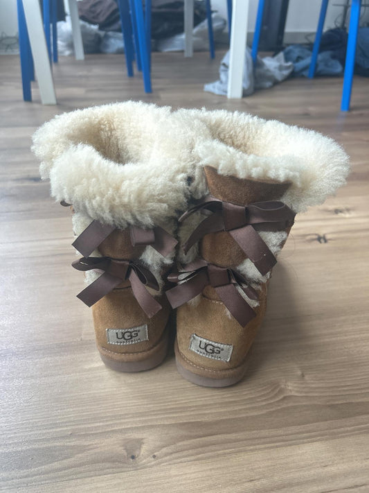 UGG Australia Classic Tall Boots with Ribbons - Size 9