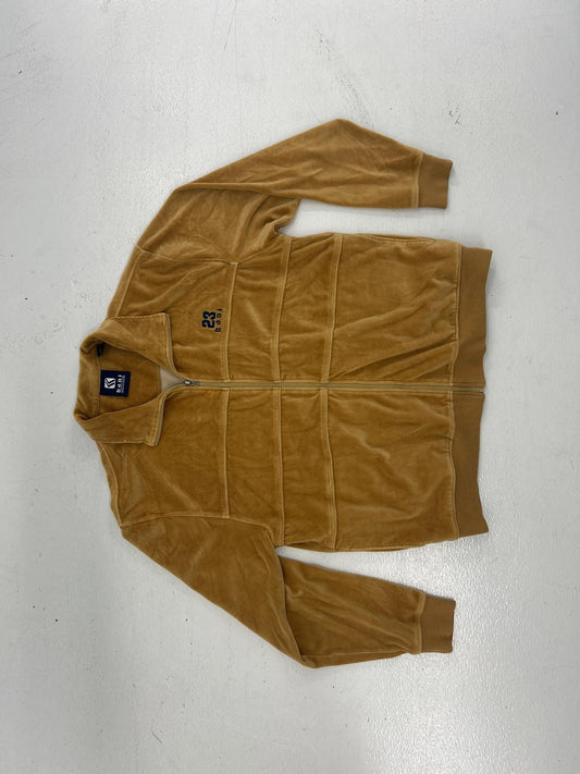 Vintage Karl Kani Soft Tan Fleece Jacket - Size L