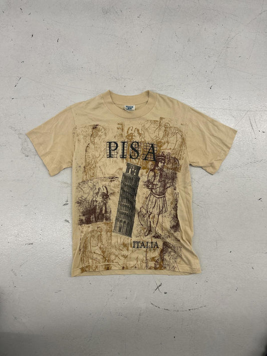 Vintage Pisa Italy T-Shirt - Ipanema Brand - Size S