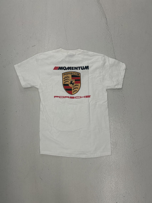 Momentum Porsche Logo T-shirt - Classic White Tee