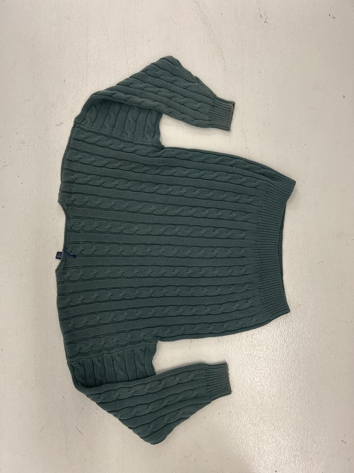 Vintage GAP Cable Knit Sweater - Cozy Olive Green