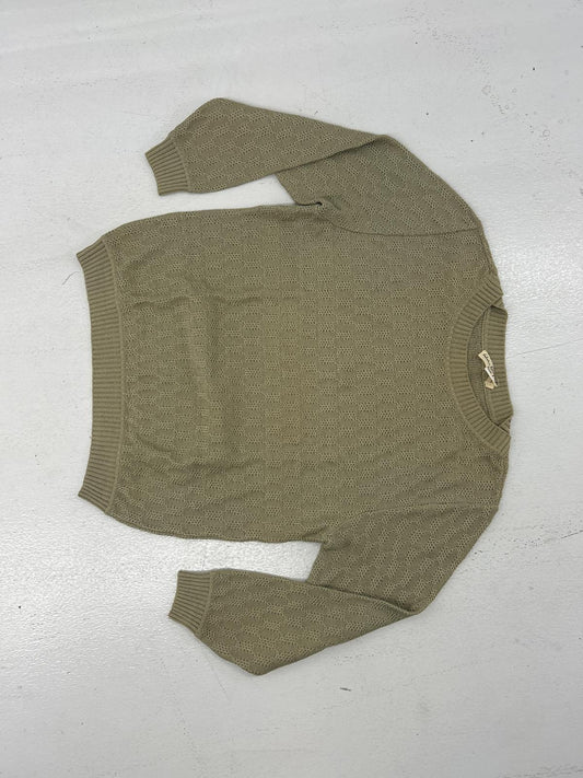 Vintage Ferragamo Khaki Green Knitted Sweater