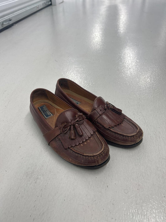 Classic Duck Head Brown Leather Moccasin Loafers