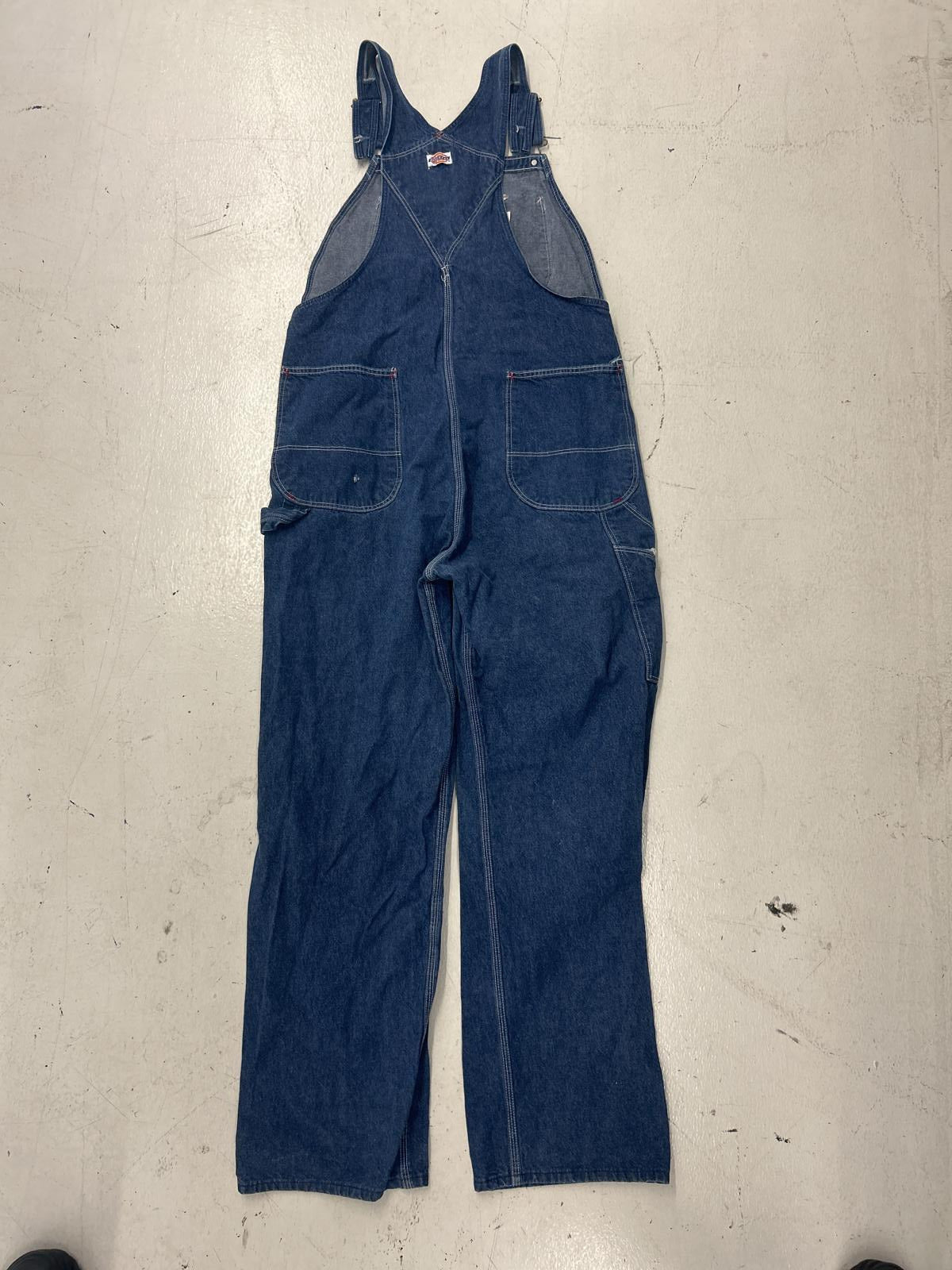 Vintage Dickies Denim Overalls - Classic Workwear Style