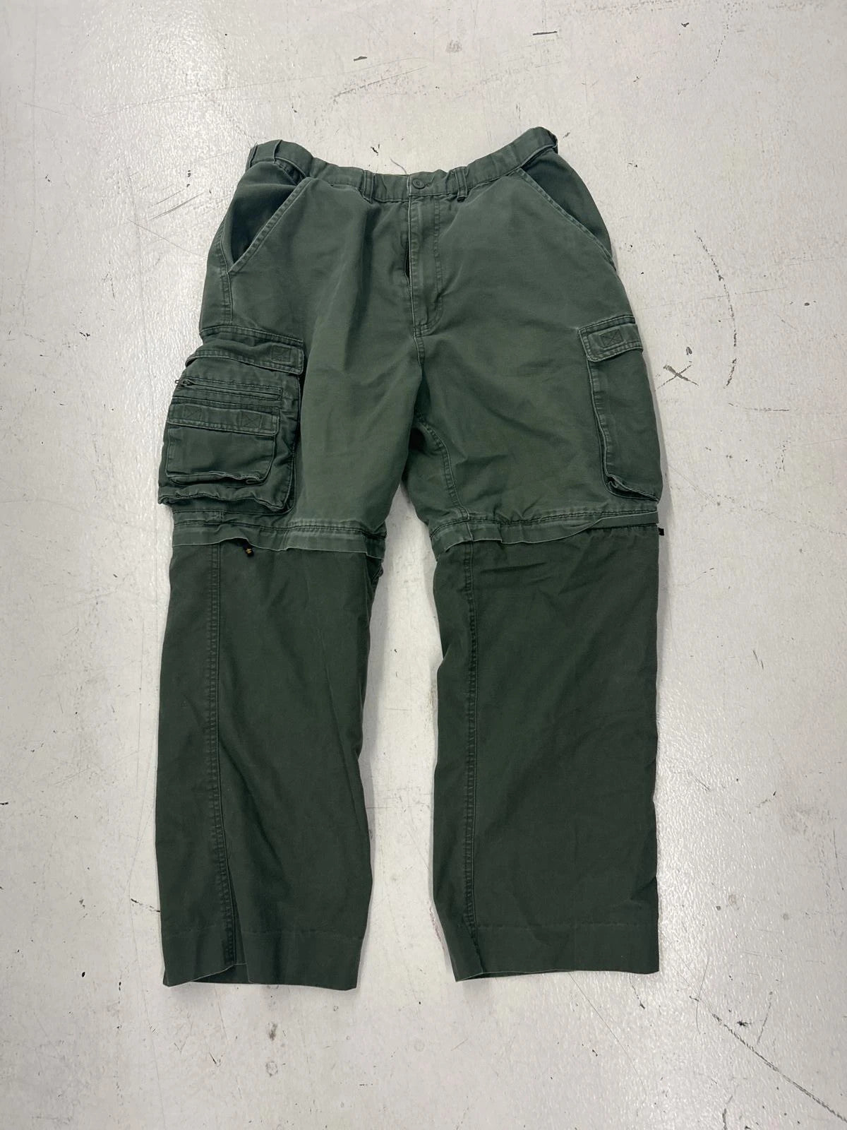 Detachable Hybrid Cargo Pants With Adjustable Waist