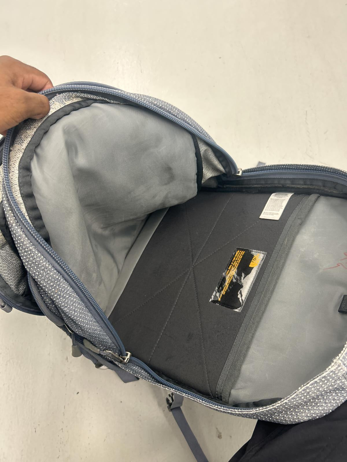 The North Face Gray Backpack with Laptop Compartment