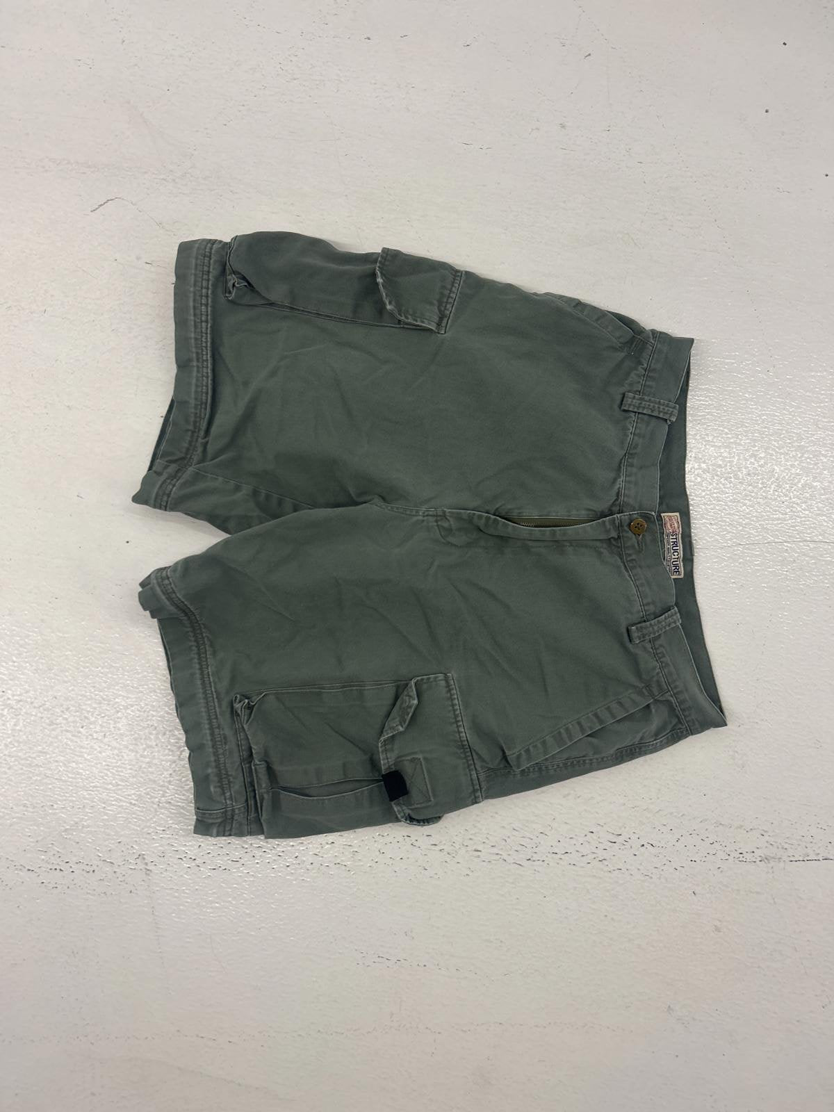 Mili Cargo Shorts for Men - Comfortable Green Shorts