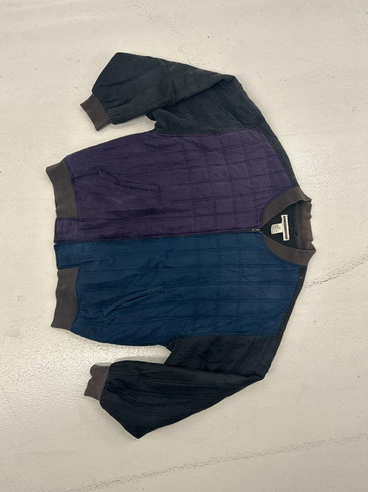 Stylish Silk Quilted Bomber Jacket for Men