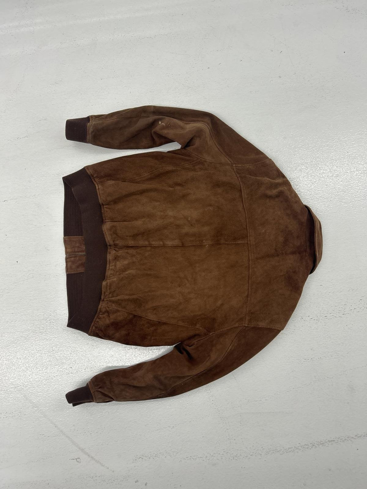 Stylish Brown Suede Leather Jacket for Men