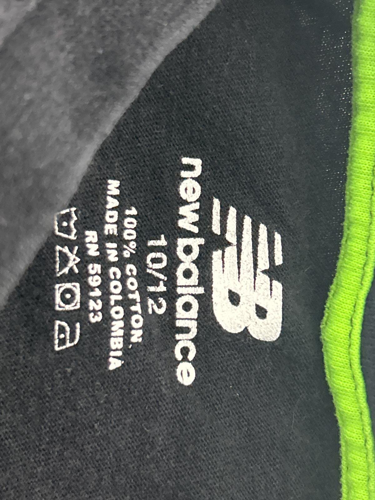 New Balance Kids' Graphic T-Shirt - Black with Green Logo