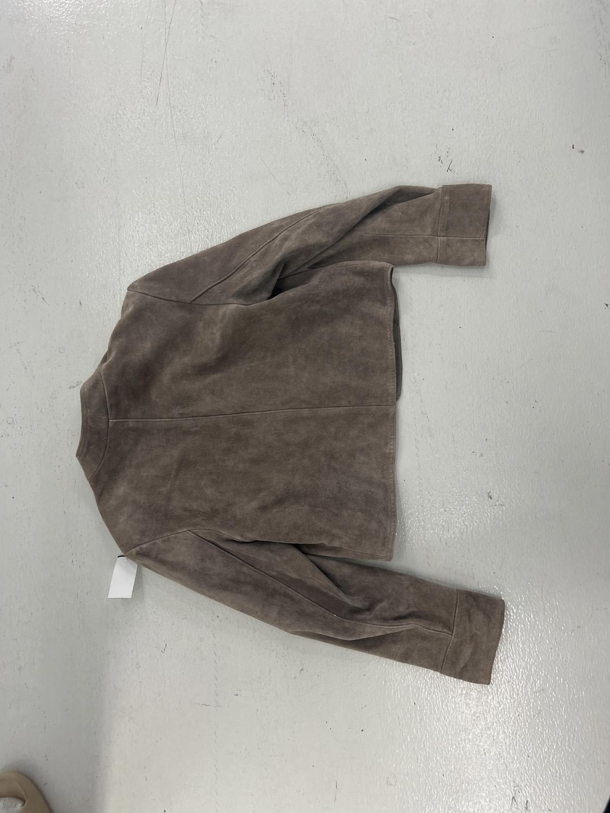 Overlay Brown Suede Jacket by Contrasts