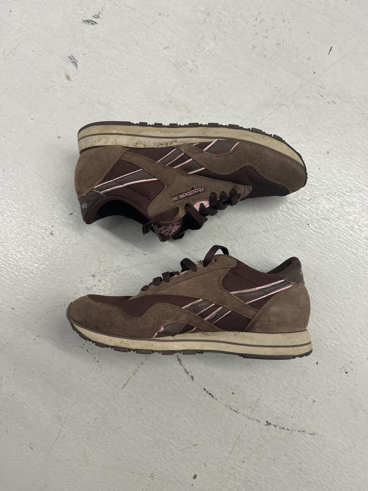 Vintage Reebok Classic Suede Sneakers - Brown