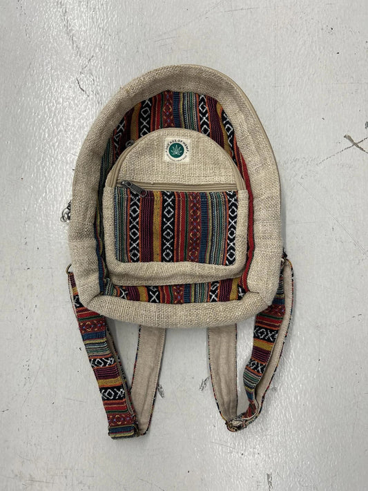 Vintage Ethnic Patterned Mini Backpack