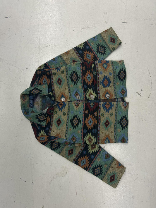 Vintage Jane Ashley Southwestern Print Jacket