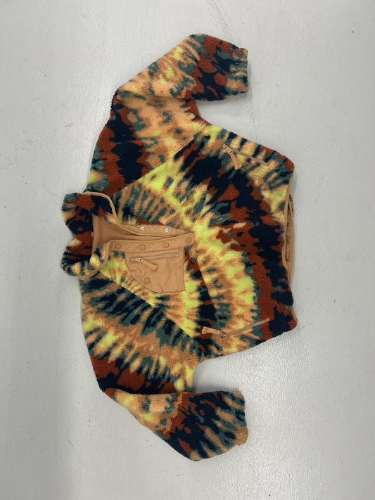 Colorful Tie-Dye Fleece Pullover by Comnvent